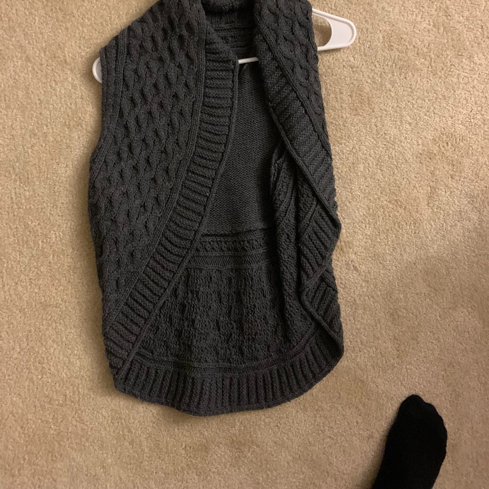 Dark Gray Sweater Vest